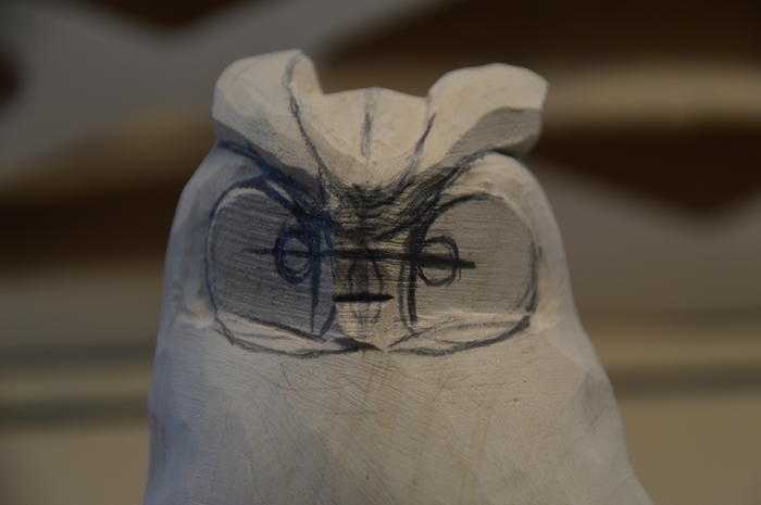 The Great Horned Owl in Miniature - Carving | wildfowl-carving.com