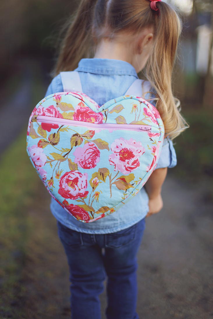 I-Heart-School Backpack Pattern | AllFreeSewing.com