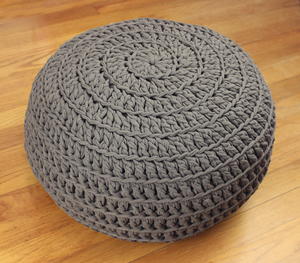 Comfy Crochet Pouf DIY