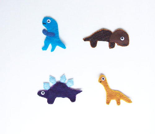 Dinosaur Felt Puppets