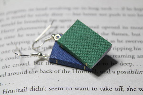 Book Worm DIY Earrings