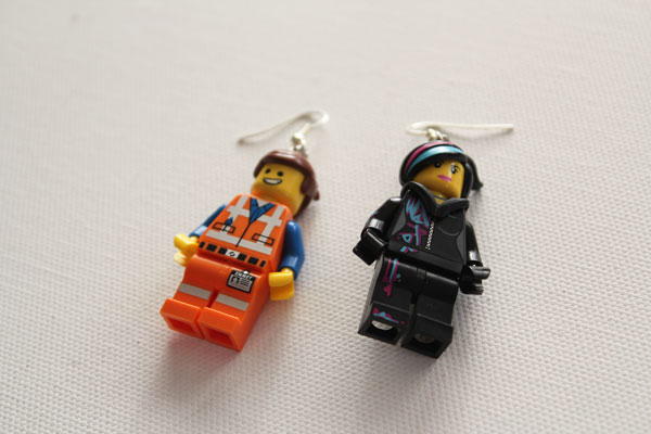 Lego Movie Inspired DIY Earrings