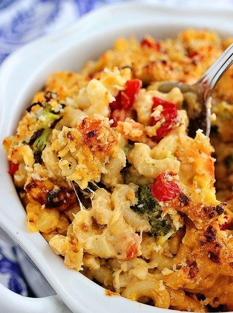 Spicy Roasted Vegetable Macaroni And Cheese | FaveSouthernRecipes.com