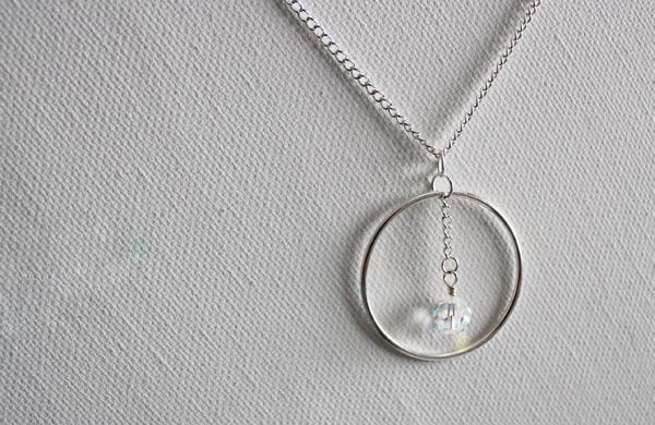 Fairy Circle Crystal Necklace