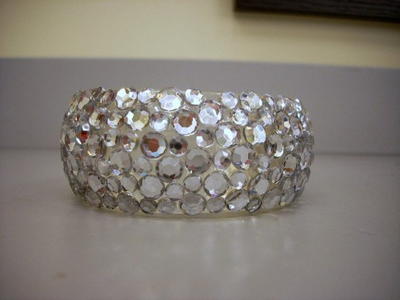Sparkling Rhinestone Cuff Bracelet