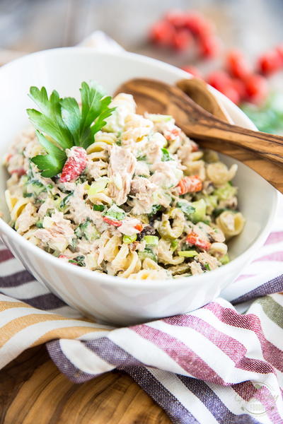easy pasta salad with tuna