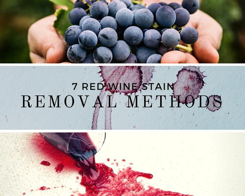 7 Red Wine Stain Removal Methods