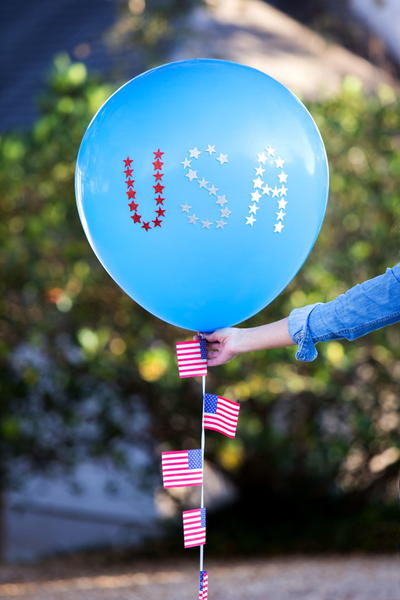 Patriotic 4th of July Balloons