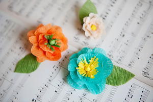 Detailed Crepe Paper Flowers