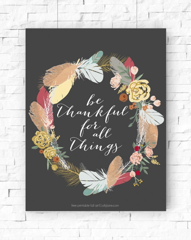 Be Thankful For All Things DIY Wall Decor FaveCrafts Be thankful for all things diy wall decor favecrafts