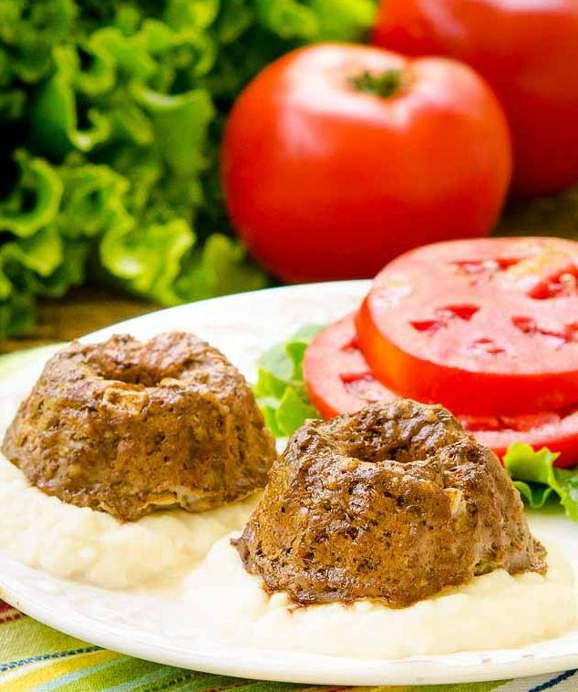 Mini Meatloaf Bundt Pan Sliders