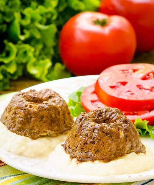 Mini Meatloaf Bundt Pan Sliders