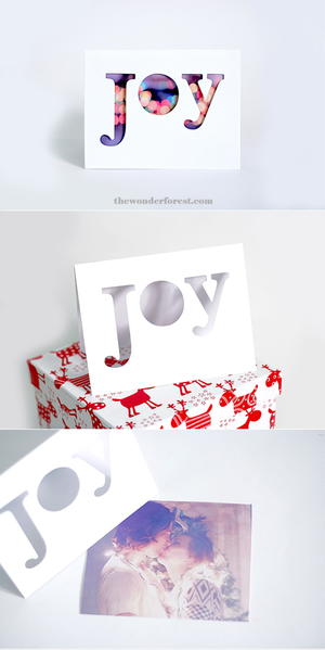 Cut-Out DIY Christmas Card