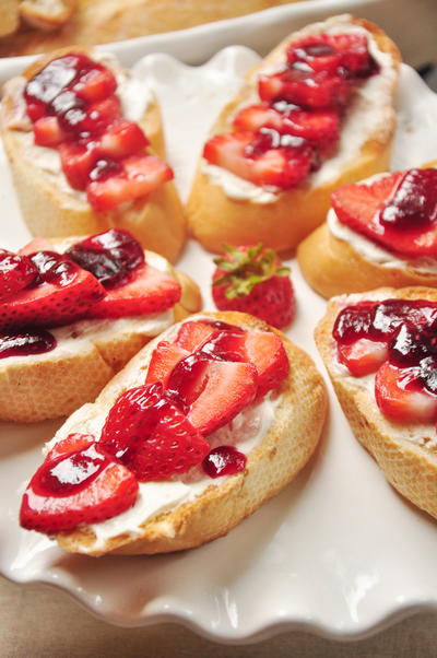 Double Strawberry Toast