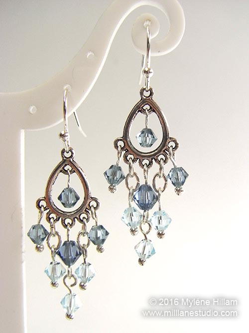 Ice Crystal Earrings