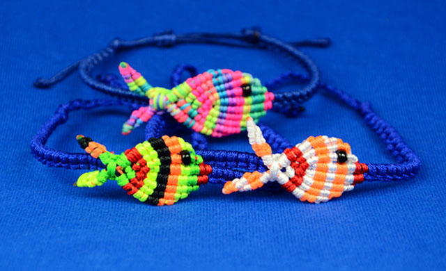 Fish Out of Water Macrame Bracelet