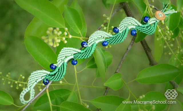 Leaves and Berries DIY Bracelet