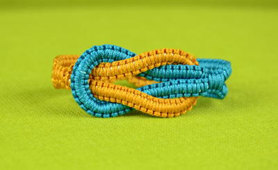 Infinity Knot DIY Macrame Bracelet