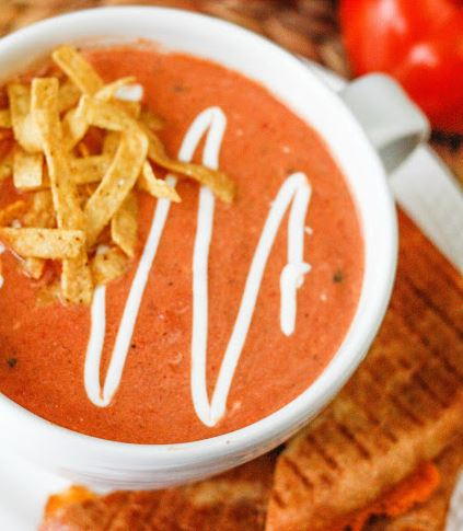 Fire-Roasted Tomato Soup