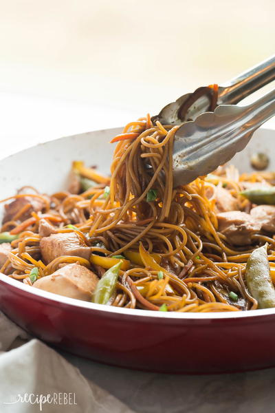 One Pan Teriyaki Chicken and Noodles