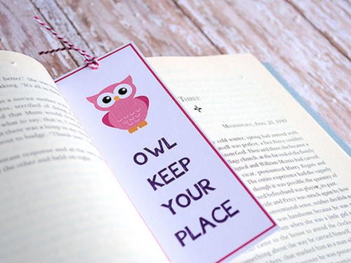 Owl Keep Your Place Printable Bookmark