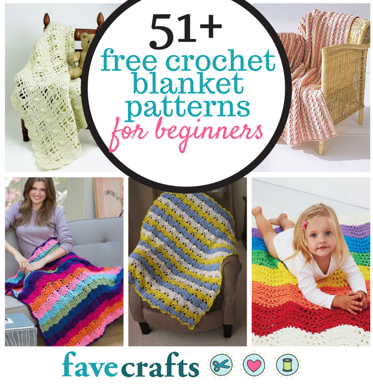 51 Free Crochet Afghan Patterns for Beginners