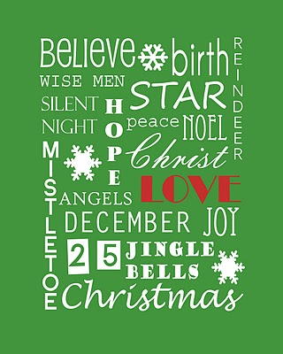 Very Merry Christmas Printable