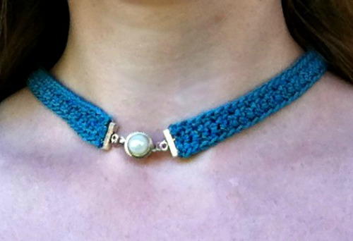 Elegant Simplicity Crochet Necklace