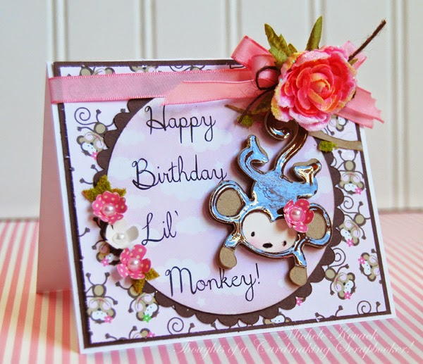 Happy Birthday Lil Monkey DIY Card