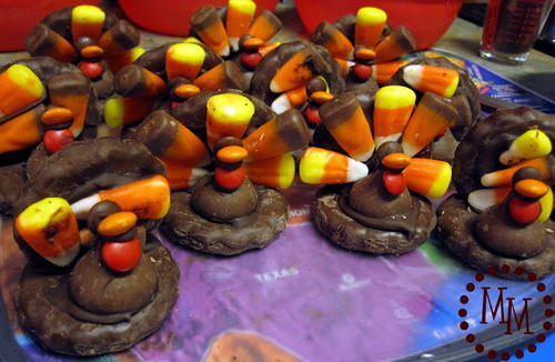 Kids Chocolate Turkey Treat Craft