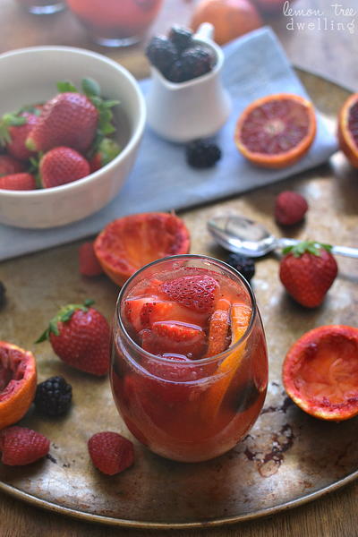 Blood Orange Sangria