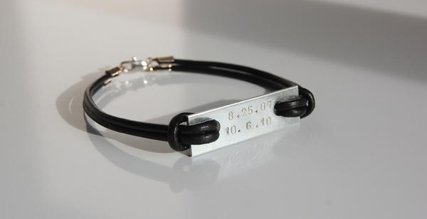 Hardware Stamped Metal DIY Bracelet