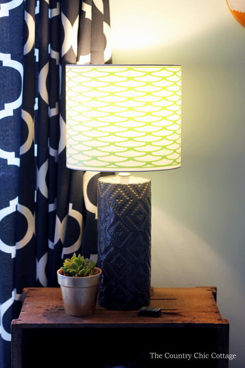 Adding a Pattern Inside a Lampshade