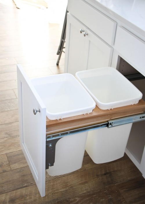 How to Install a Pull-Out Garbage Bin | DIYIdeaCenter.com