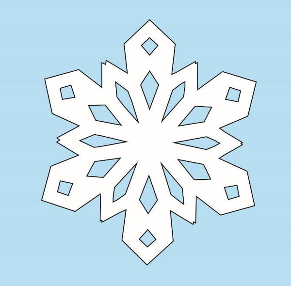 How to Make Paper Snowflakes | AllFreeChristmasCrafts.com how-to-make-paper-snowflakes-allfreechristmascrafts-com