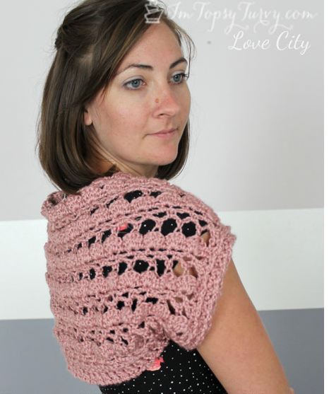 Flirty Pink Shell Shrug