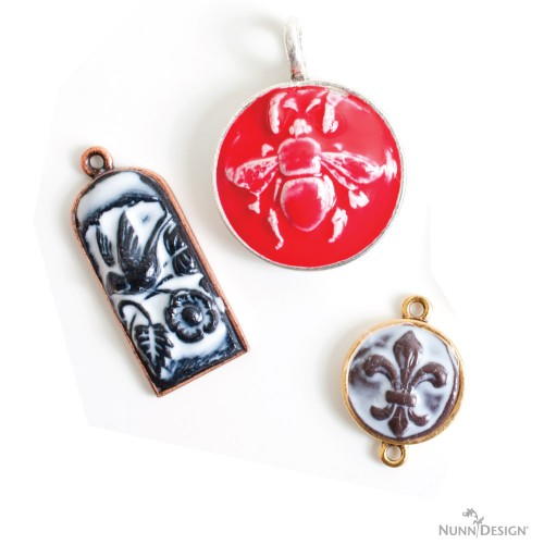 How to Make Sculpted Relief Clay Pendants