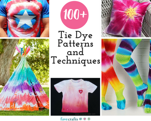 100+ Tie Dye Patterns and Techniques | FaveCrafts.com