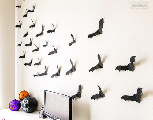 Batty DIY Wall Decor | FaveCrafts.com