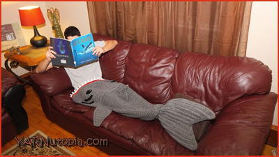 Shark Attack! Crochet Blanket