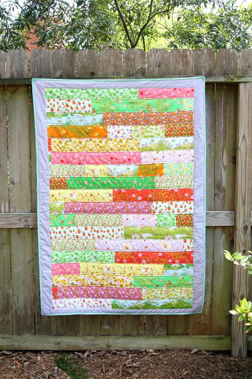 Briar Rose Strip Quilt Tutorial