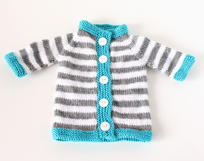 Stripey Baby Sweater Pattern