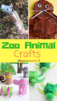18 Zoo Animal Crafts for Kids