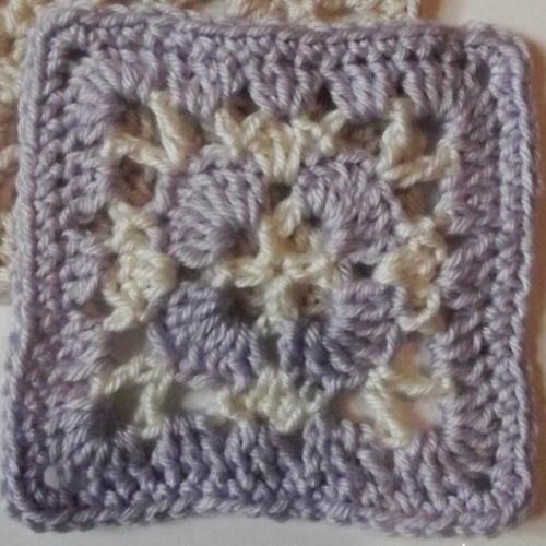 Pretty Corners 5" Crochet Afghan Square