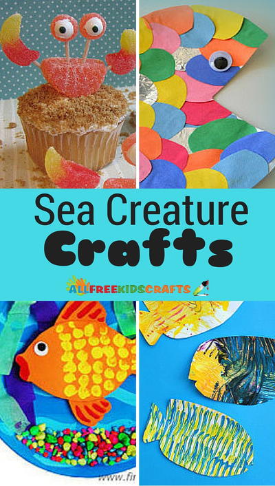 15 Sea Creature Crafts for Kids
