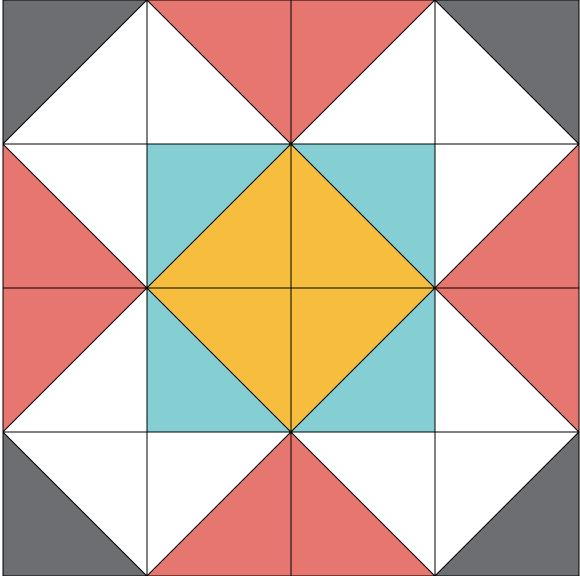 Dutch Windmill Block Pattern | FaveQuilts.com