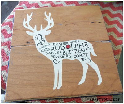 Merry Reindeer Art Board