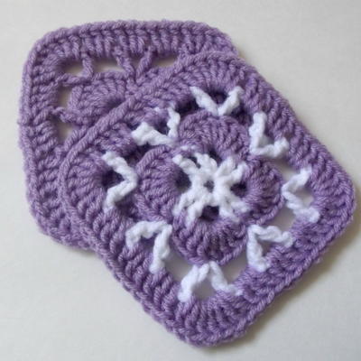 Easy 5" Crochet Afghan Square