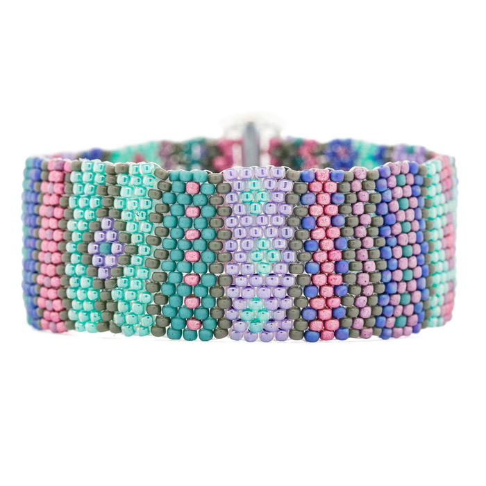 Download Intarsia Peyote Stitch Bracelet | AllFreeJewelryMaking.com