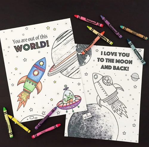 Out of This World Coloring Pages